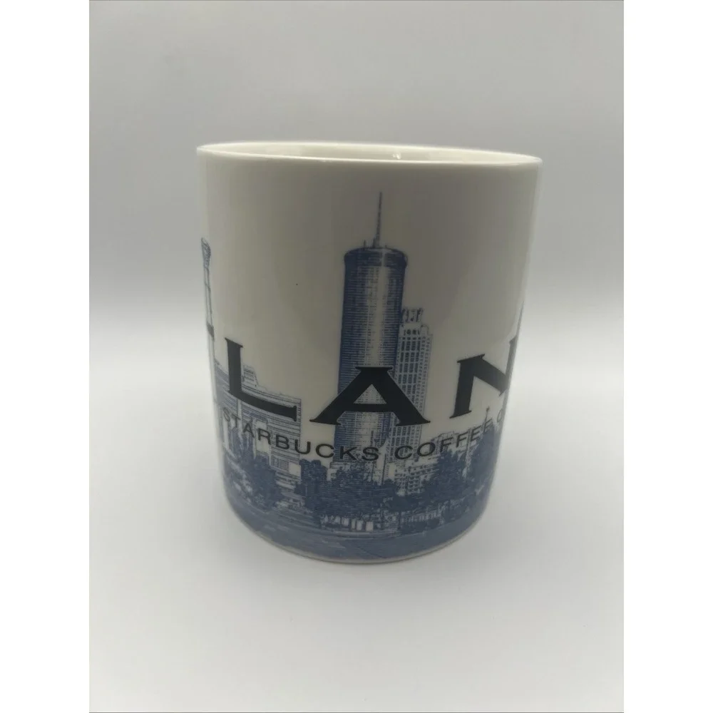 2002 Starbucks ATLANTA Skyline Series One Barista Advertising Mug 18oz
